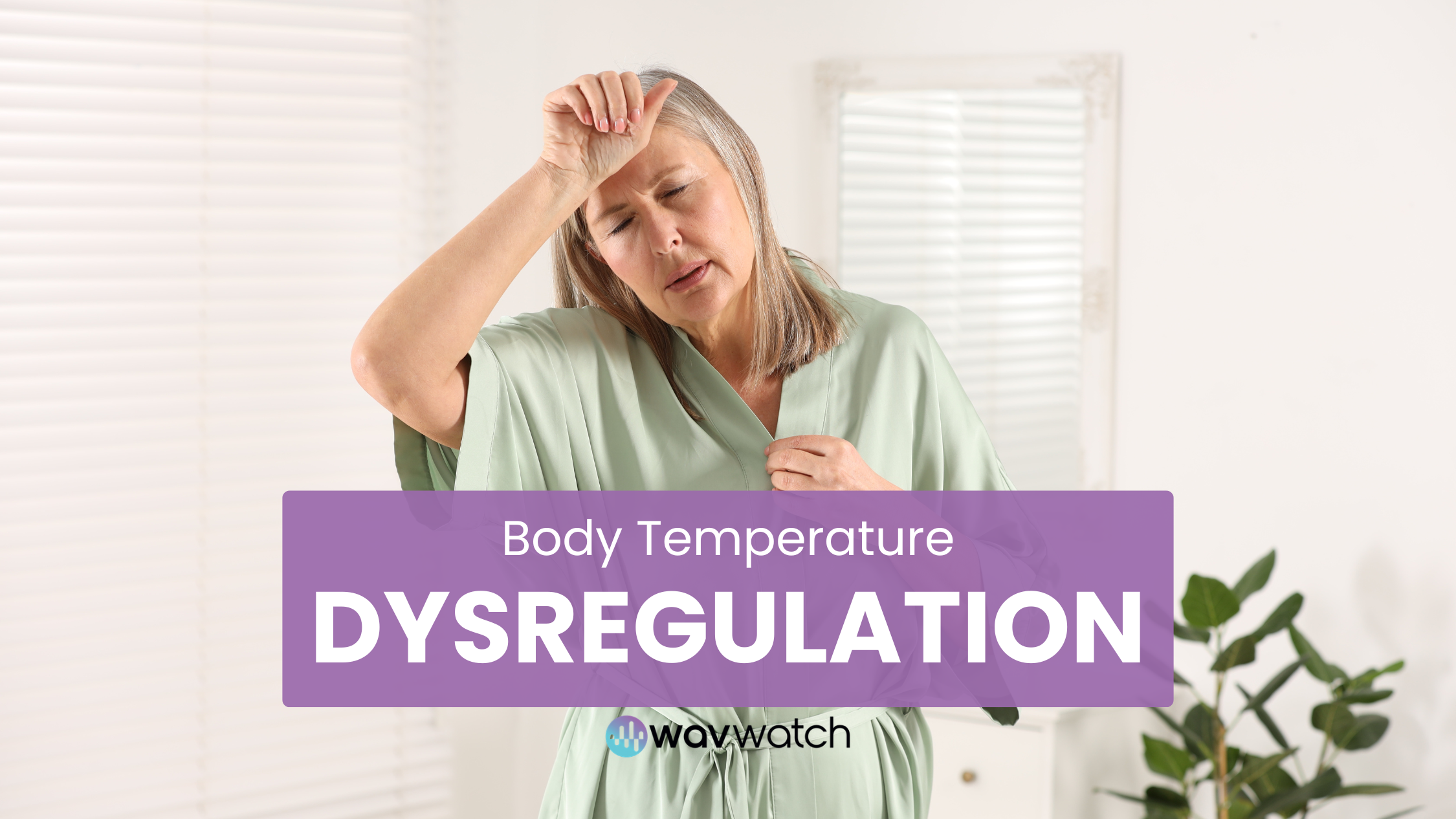 Image of Woman Struggling with Body Temperature Control