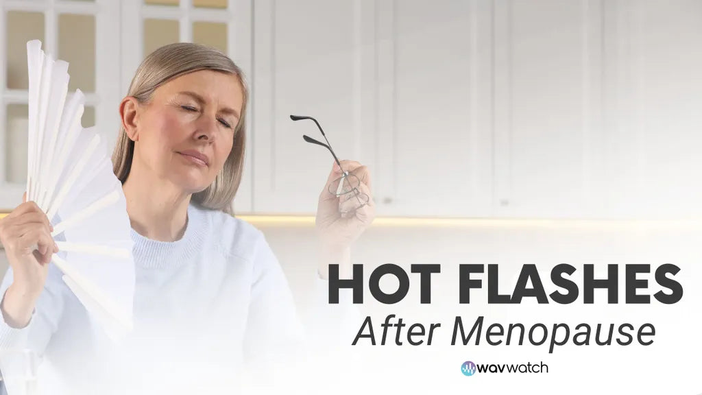 Image of Woman Cooling Herself with a Fan
