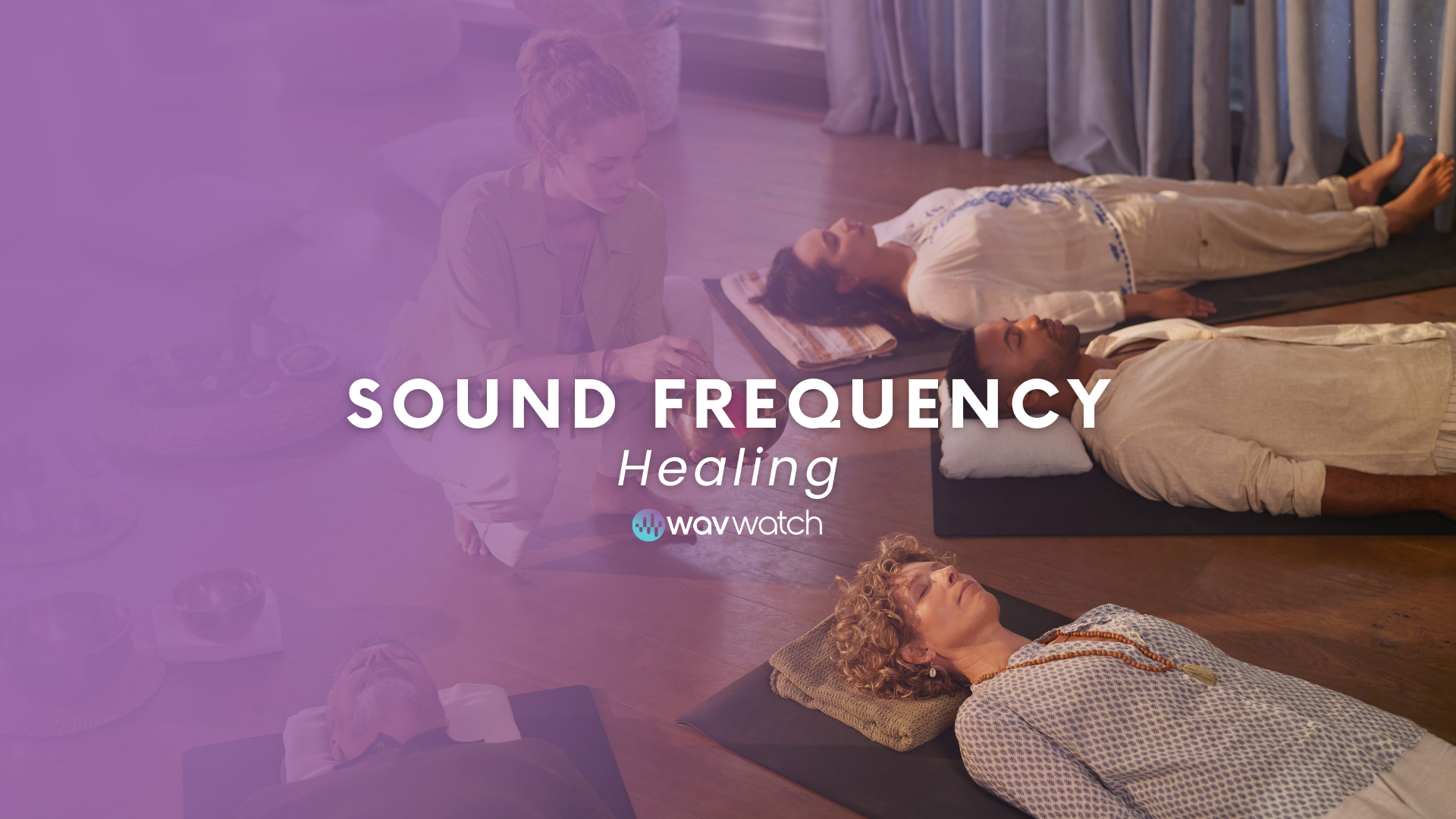 Image of People Getting a Sound Bath