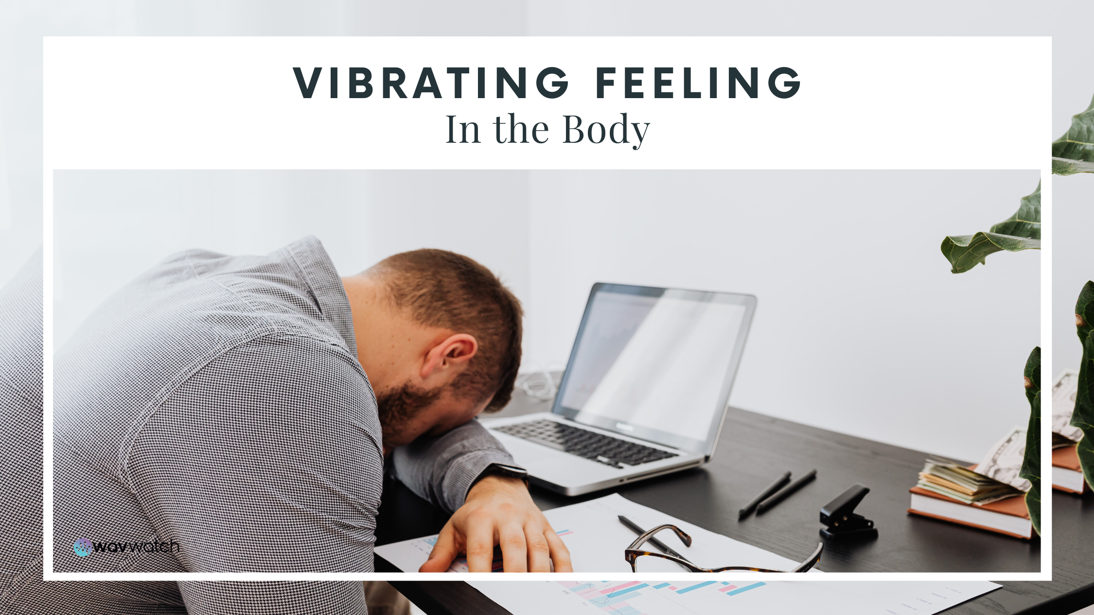 Image of Man with Head on Arms