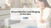 Image of woman holding her ear