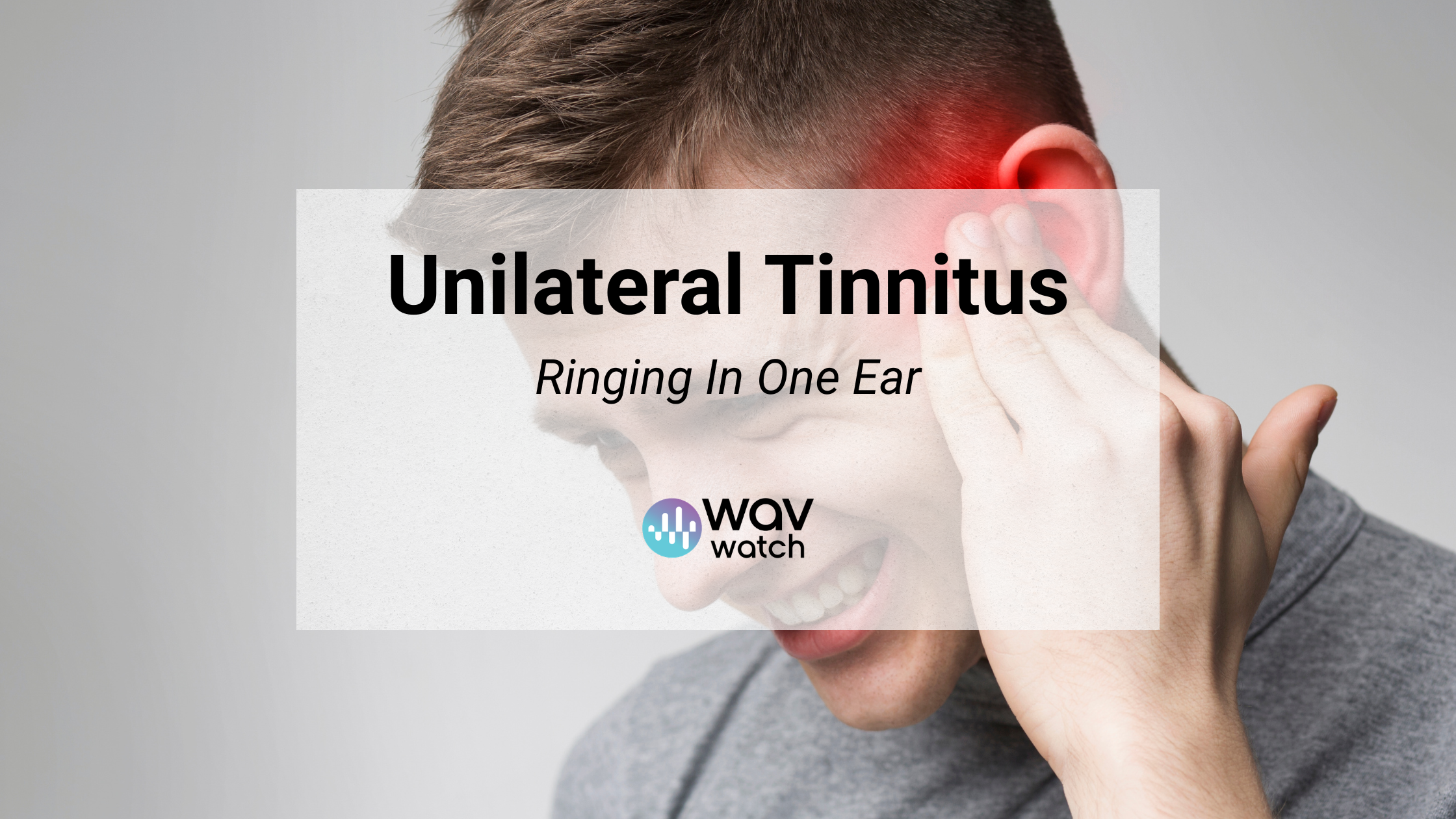 Image of Young Man with Pain in One Ear