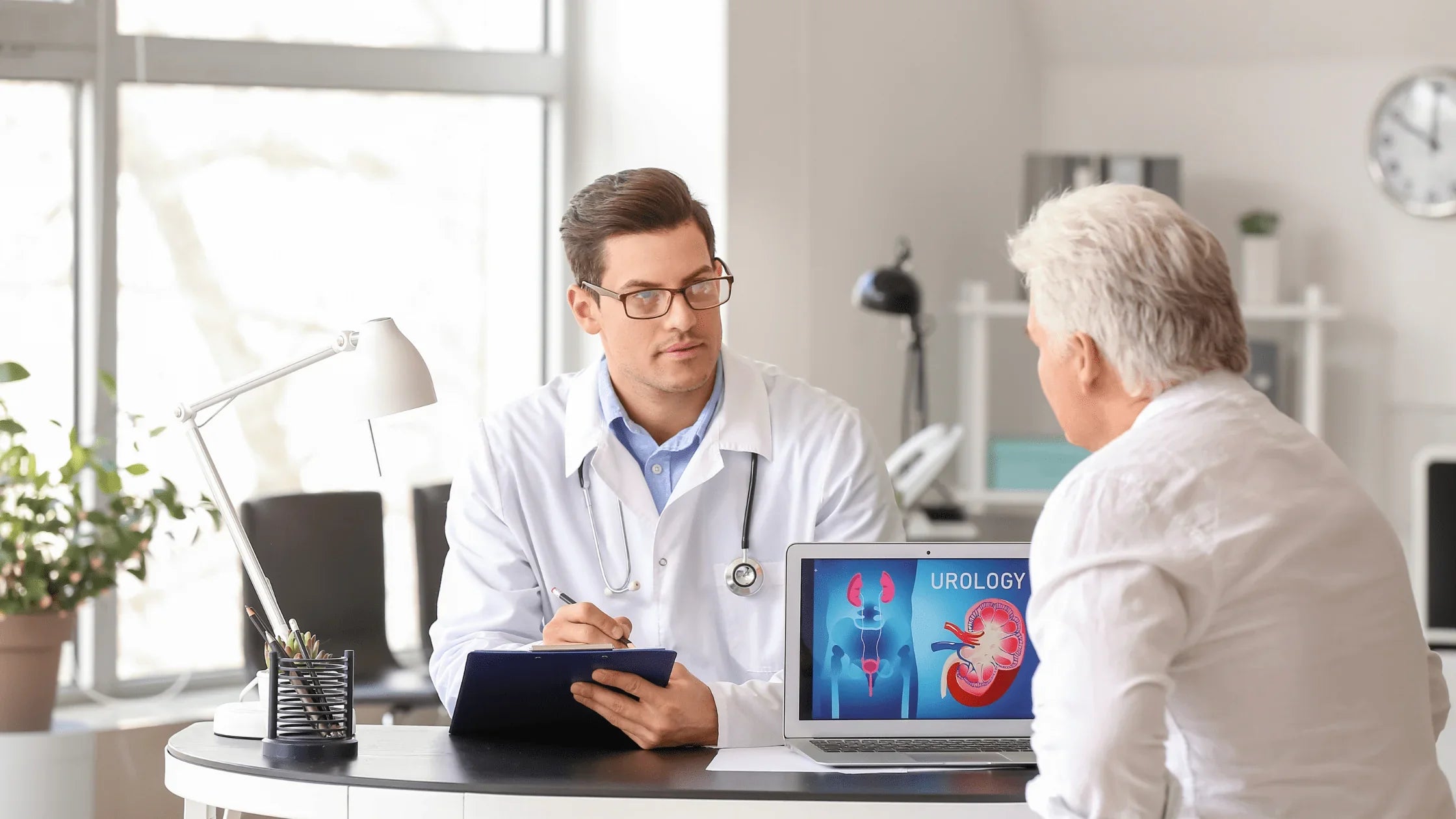 Image of Doctor Discussing Prostate Health with a Patient