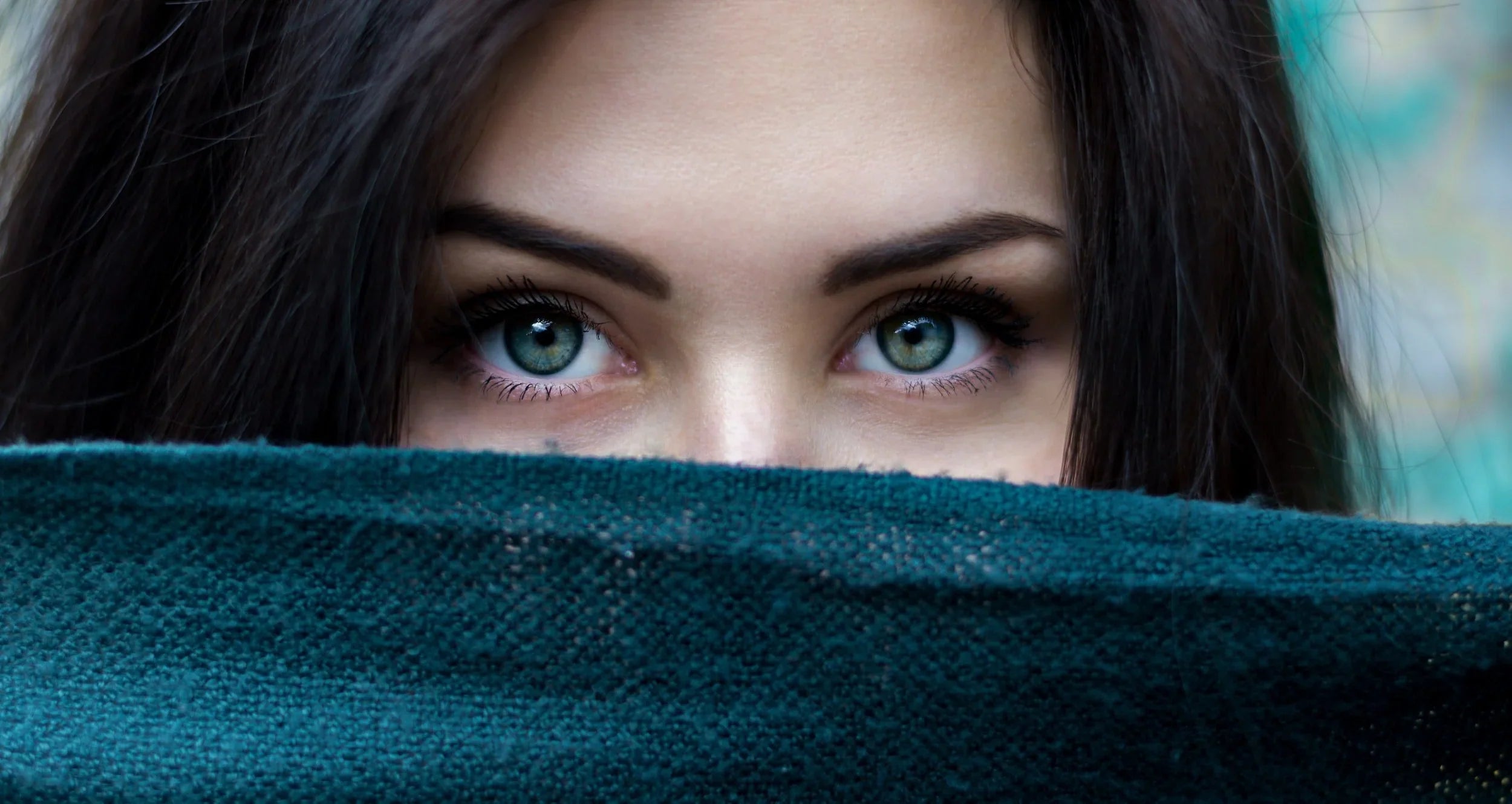 Image of Woman with Green Eyes