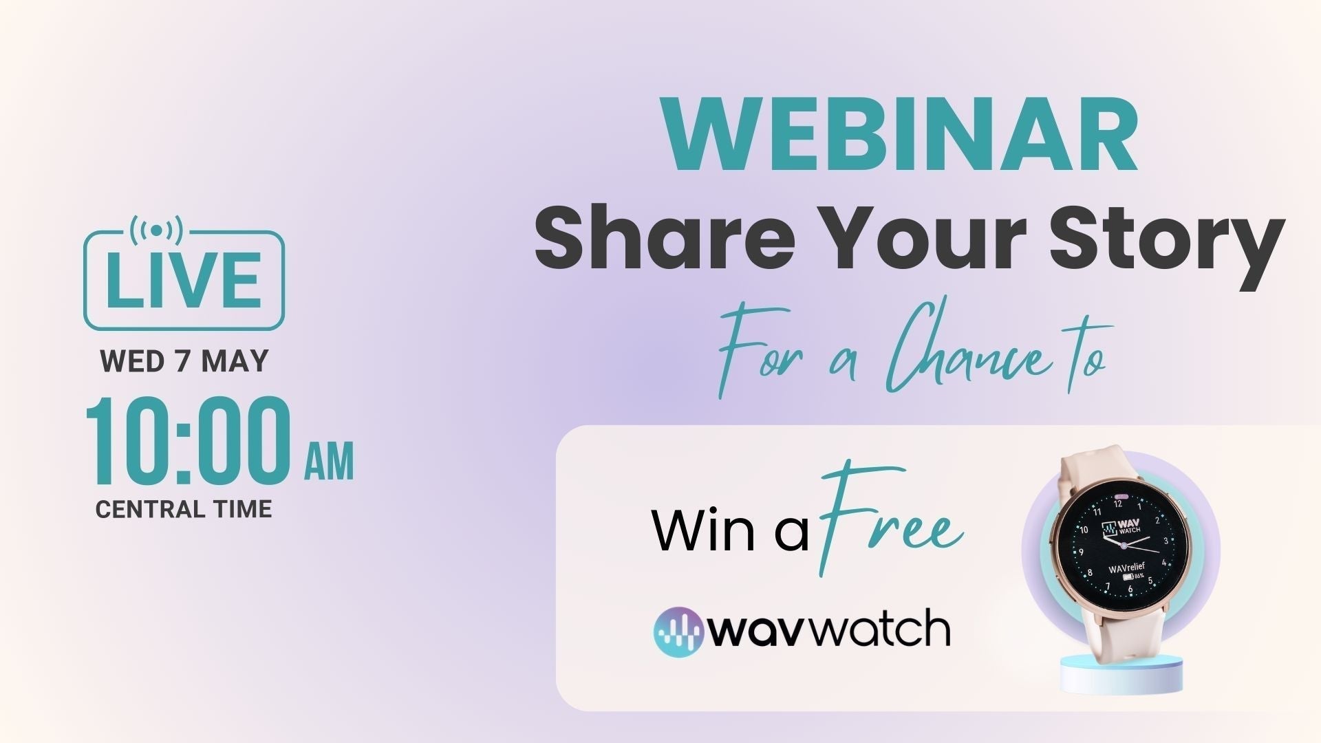 Share Your Testimony + Win a FREE WAVwatch