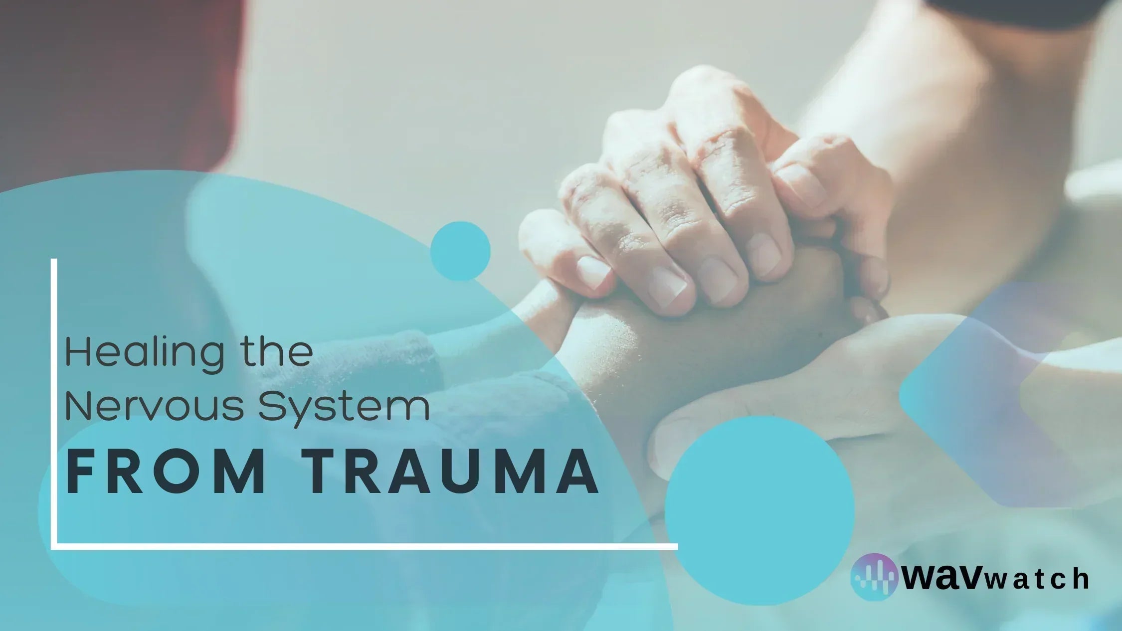 Image of two pairs of hands intertwined in empathy