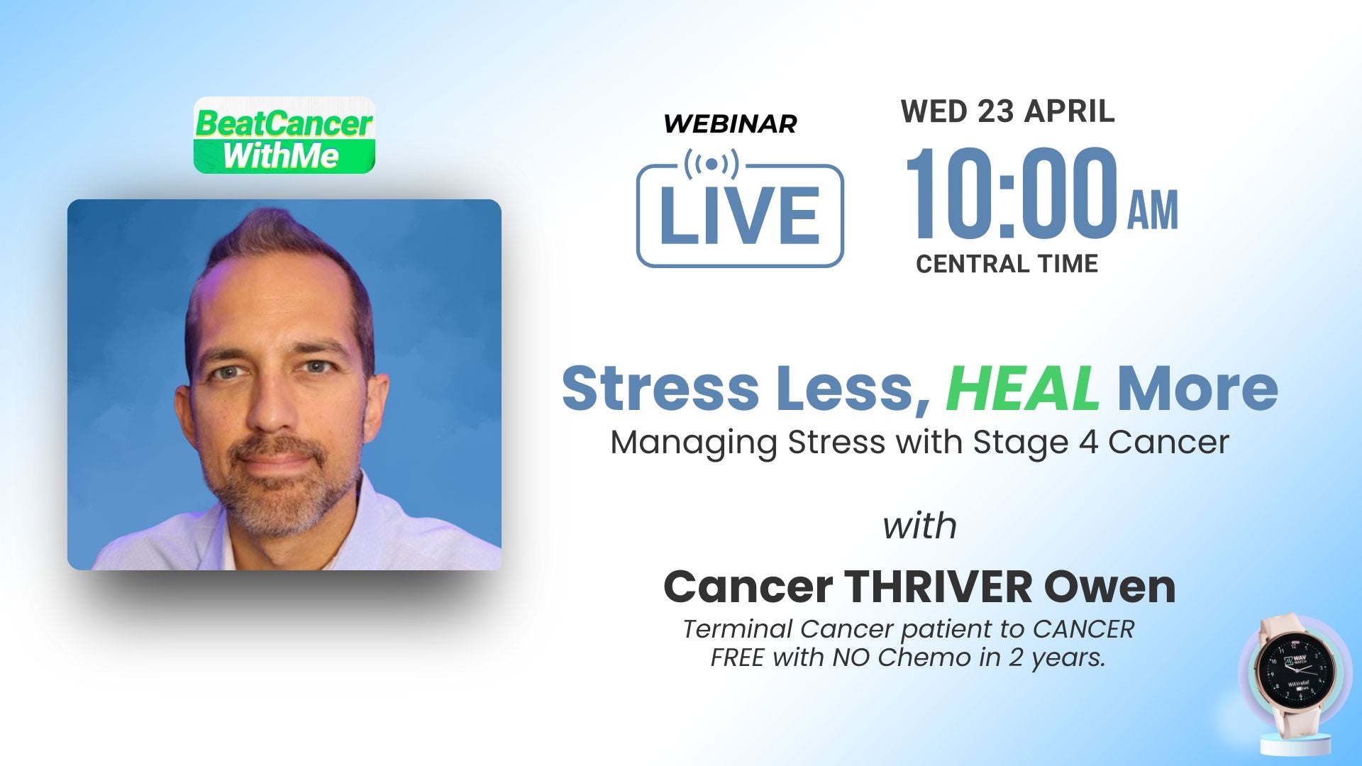 Managing Stress with Stage 4 Cancer | Owen Hemsath