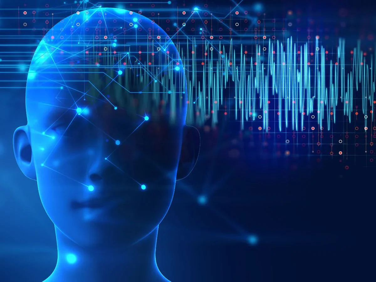 Illustration of sound waves therapy 