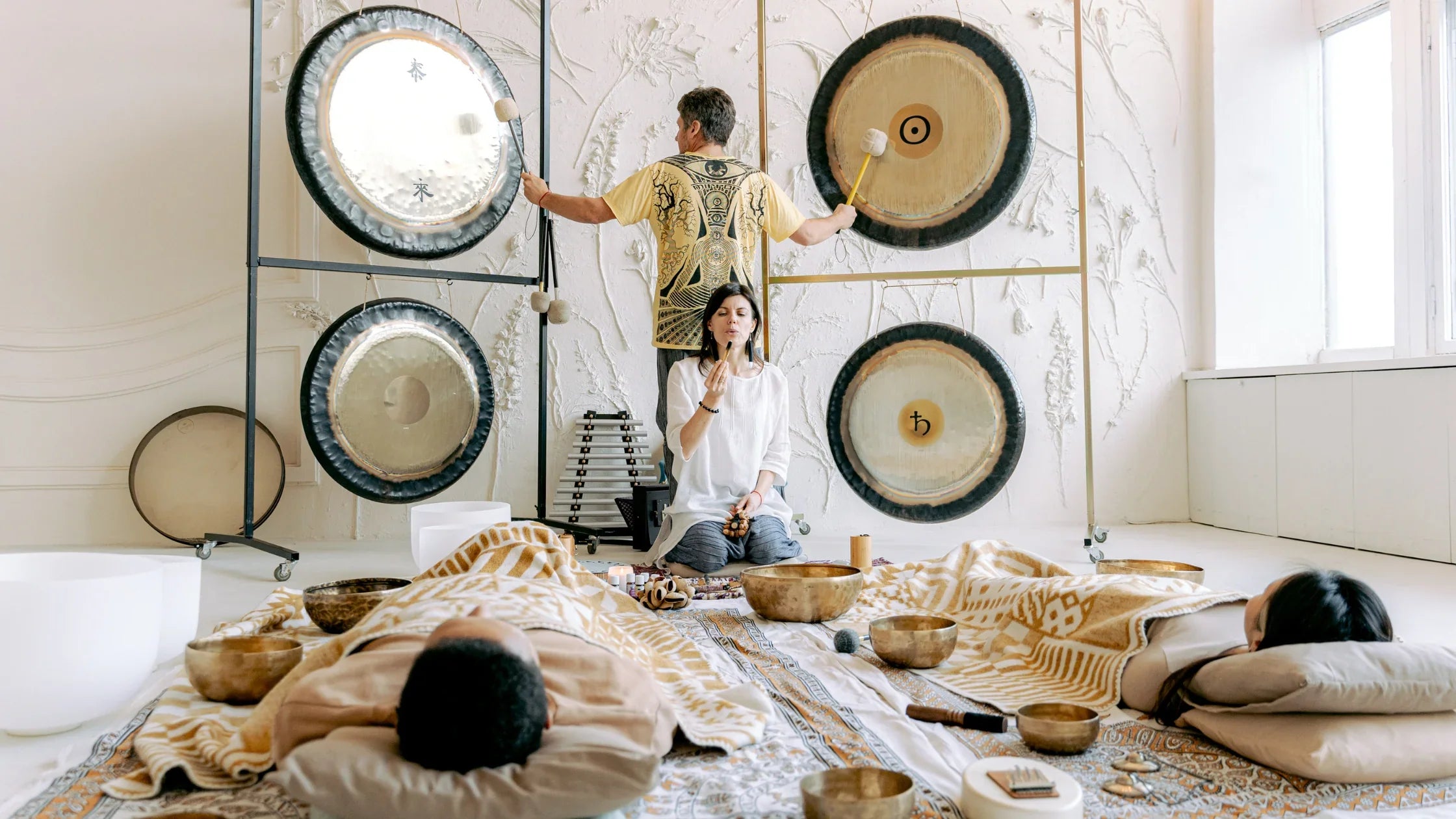 Image of People Enjoying a Sound Bath