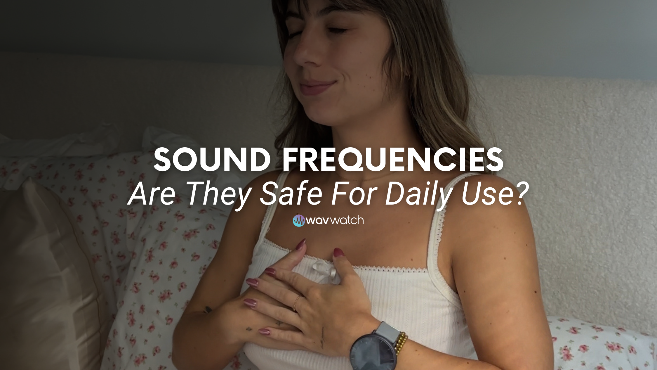 Image of woman with hands on heart