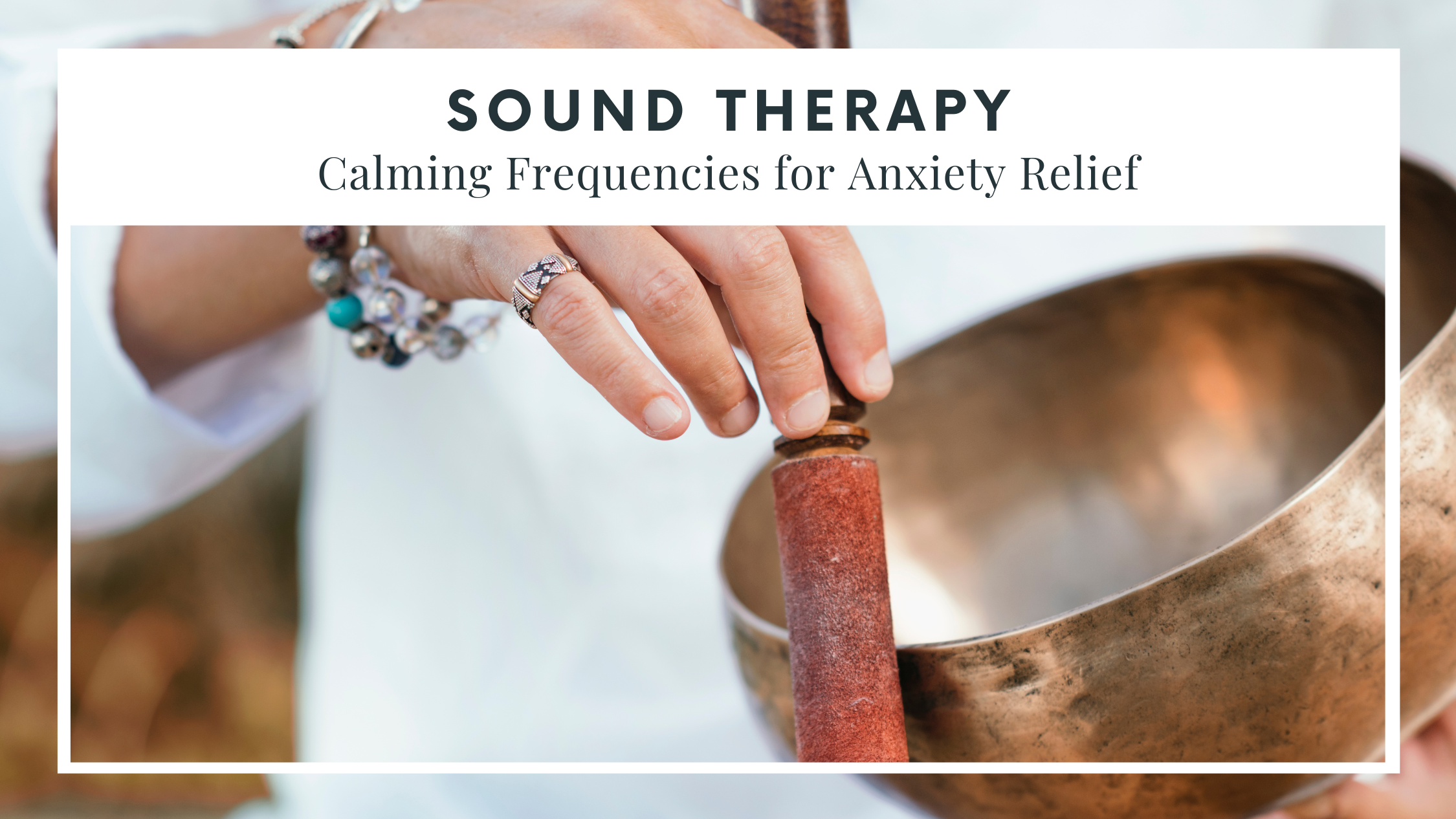 Image of Person Playing a Sound Bowl