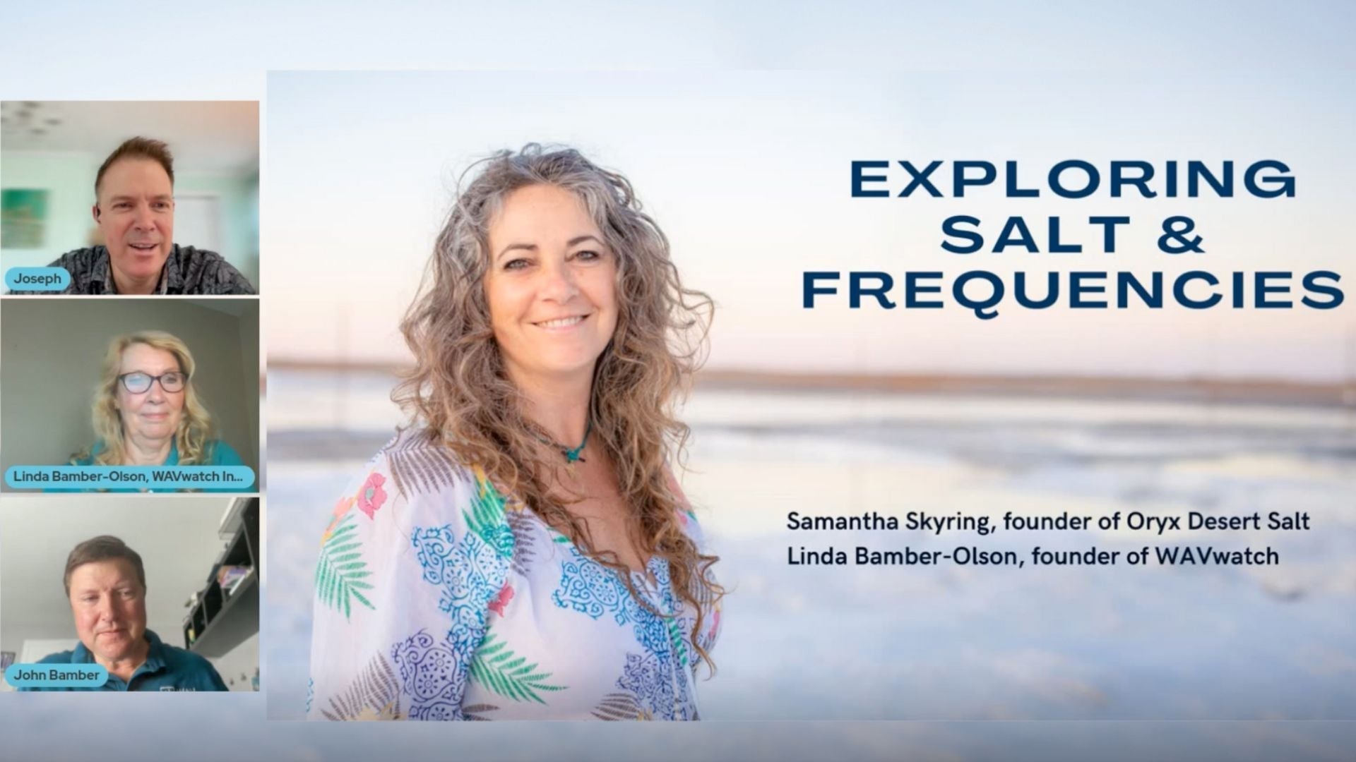 Exploring Salt and Frequencies with Special Guest Samantha Skyring