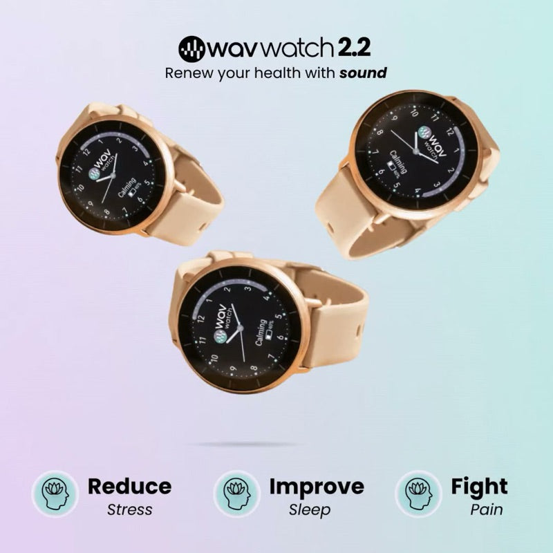 The WAVwatch 2.2 in Rose Gold